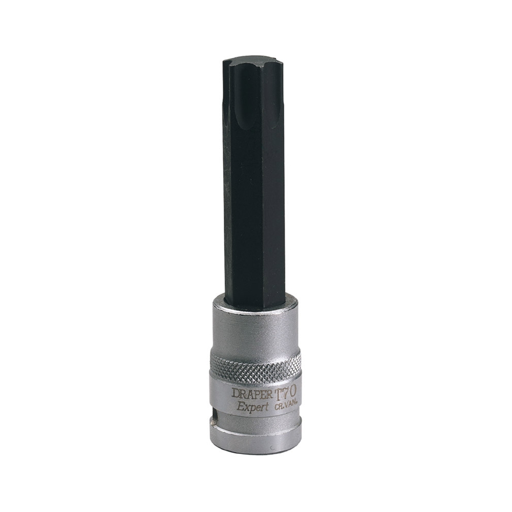 Punta Torx 70 con vaso de 1/2" Extralarga 100 mm - Draper Expert