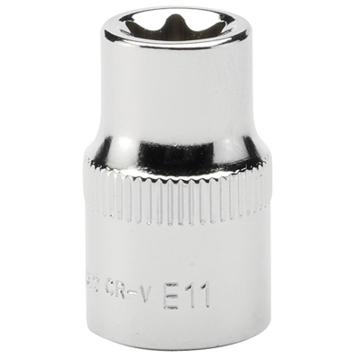 Llave de vaso Torx hembra E11 | Acero Cr-V