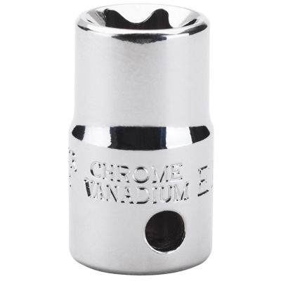 Llave de vaso Torx hembra E14 | Acero Cr-V 3/8"