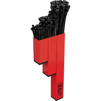 Soporte magnético para bridas, equipado con 200 bridas.