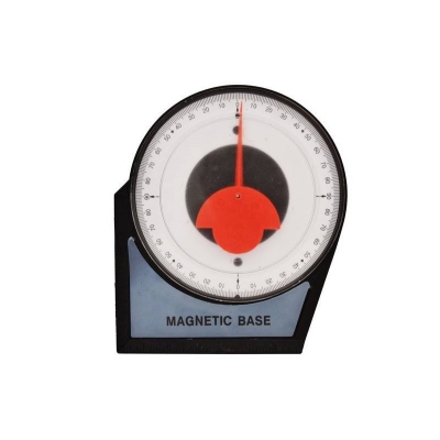 Inclinómetro análogico con base magnética