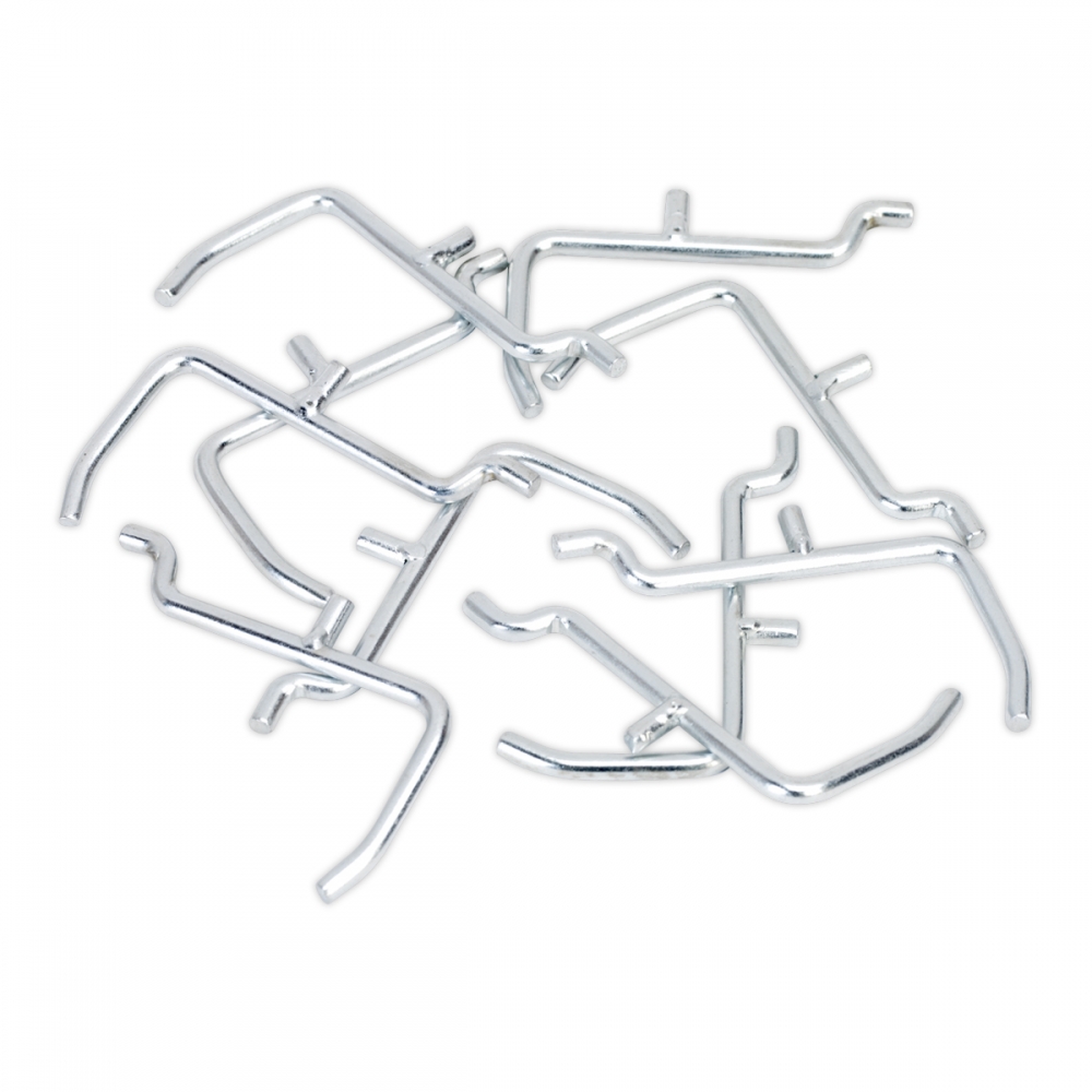 Set de 10 ganchos para panel perforado BT14629