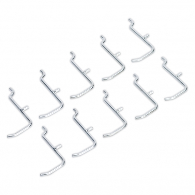 Set de 10 ganchos para panel perforado BT14629