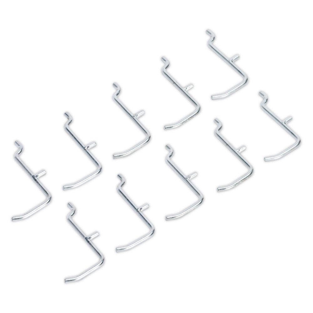 Set de 10 ganchos para panel perforado BT14629