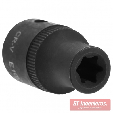 18 Vasos Torx Hembra de impacto en bandeja modular | Acero Cr-V