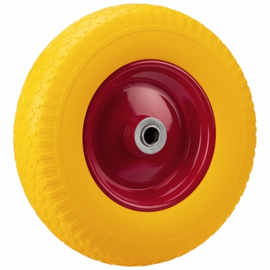 Rueda de poliuretano antipinchazos - Ø 370 x 85 mm.