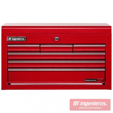 Cofre de herramientas con 6 Cajones CFBT1 - Color rojo| 600 x 340 x 260 mm.