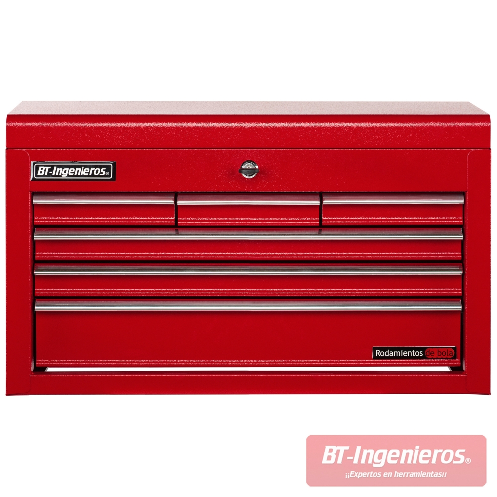 Cofre de herramientas con 6 Cajones CFBT1 - Color rojo| 600 x 340 x 260 mm.