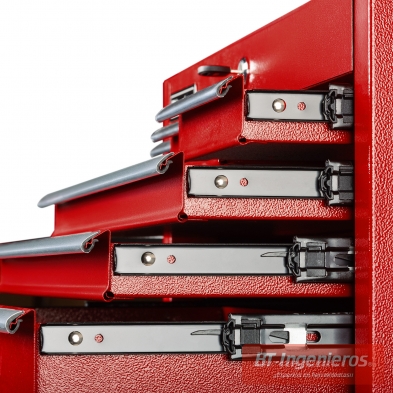 Cofre de herramientas con 6 Cajones CFBT1 - Color rojo| 600 x 340 x 260 mm.