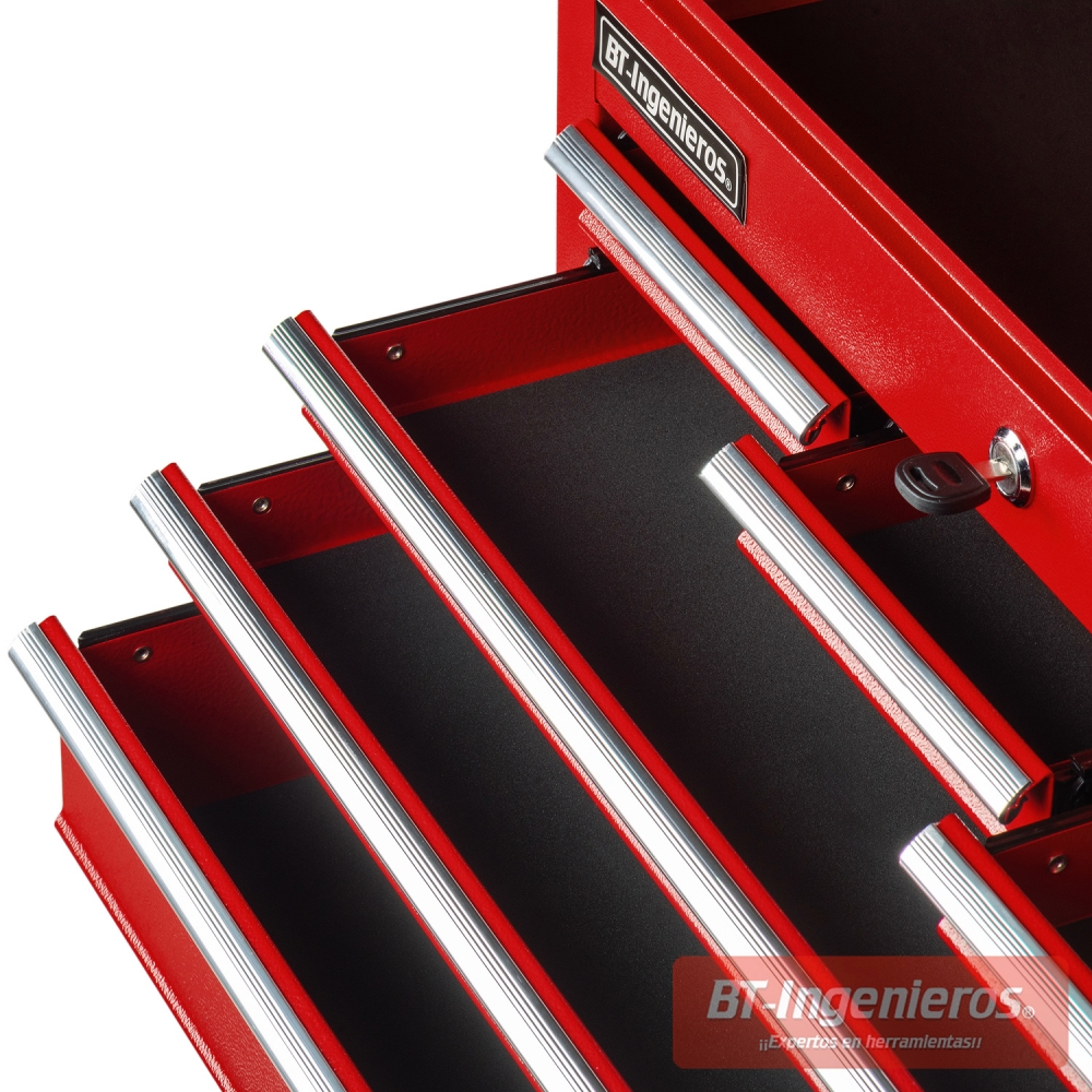 Cofre de herramientas con 6 Cajones CFBT1 - Color rojo| 600 x 340 x 260 mm.
