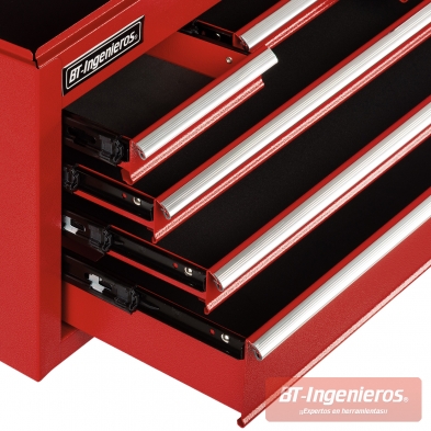 Cofre de herramientas con 6 Cajones CFBT1 - Color rojo| 600 x 340 x 260 mm.