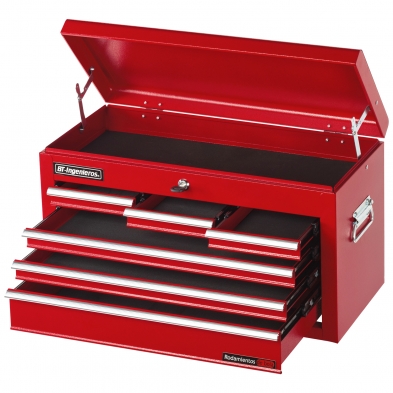 Cofre de herramientas con 6 Cajones CFBT1 - Color rojo| 600 x 340 x 260 mm.