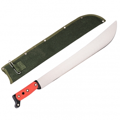 Machete de acero con frente curvo - 590 mm.