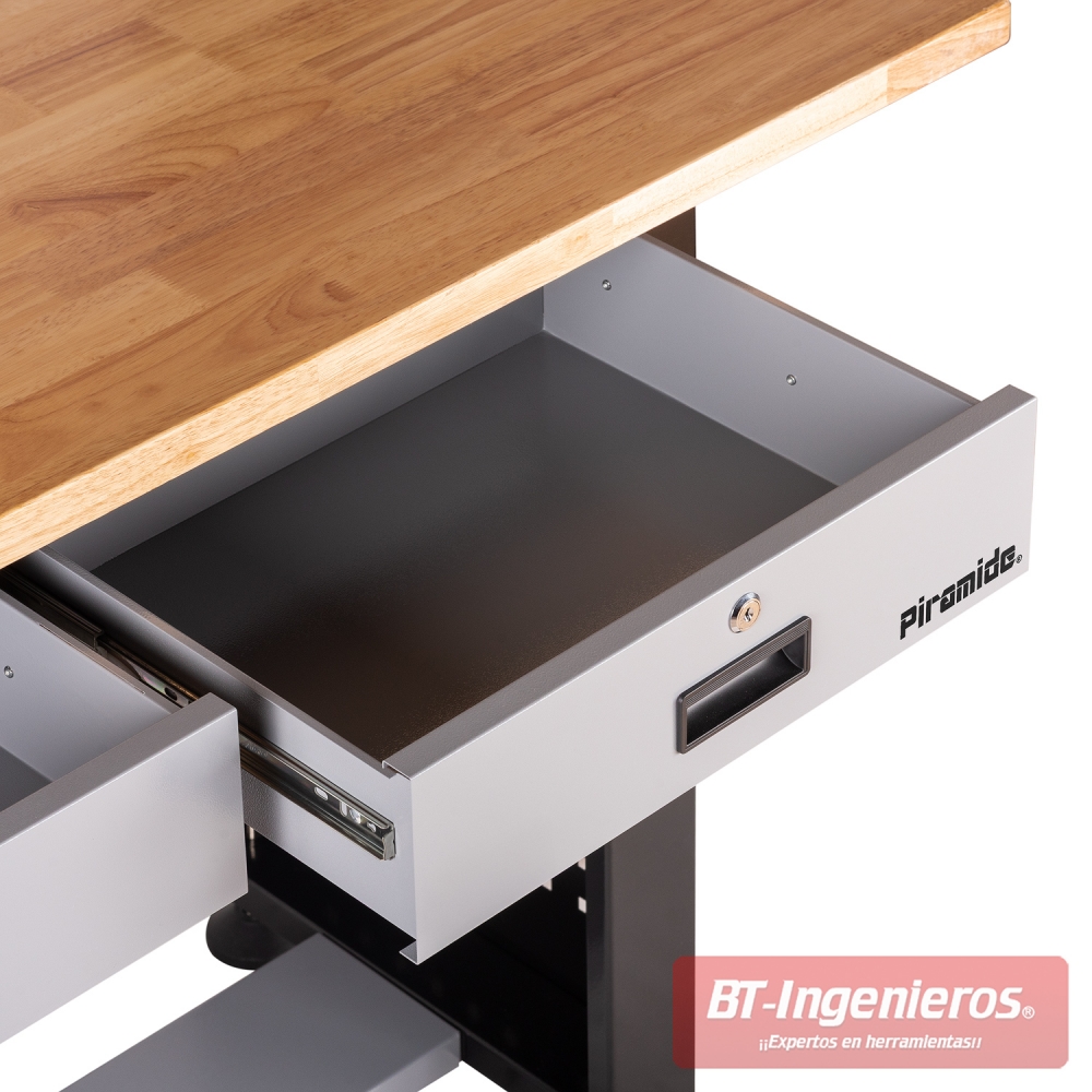 Incluye dos cajones con dimensiones