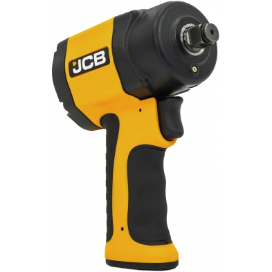 Llave neumática JCB compacta de 1/2 pulgada, cuerpo robusto y diseño de doble martillo