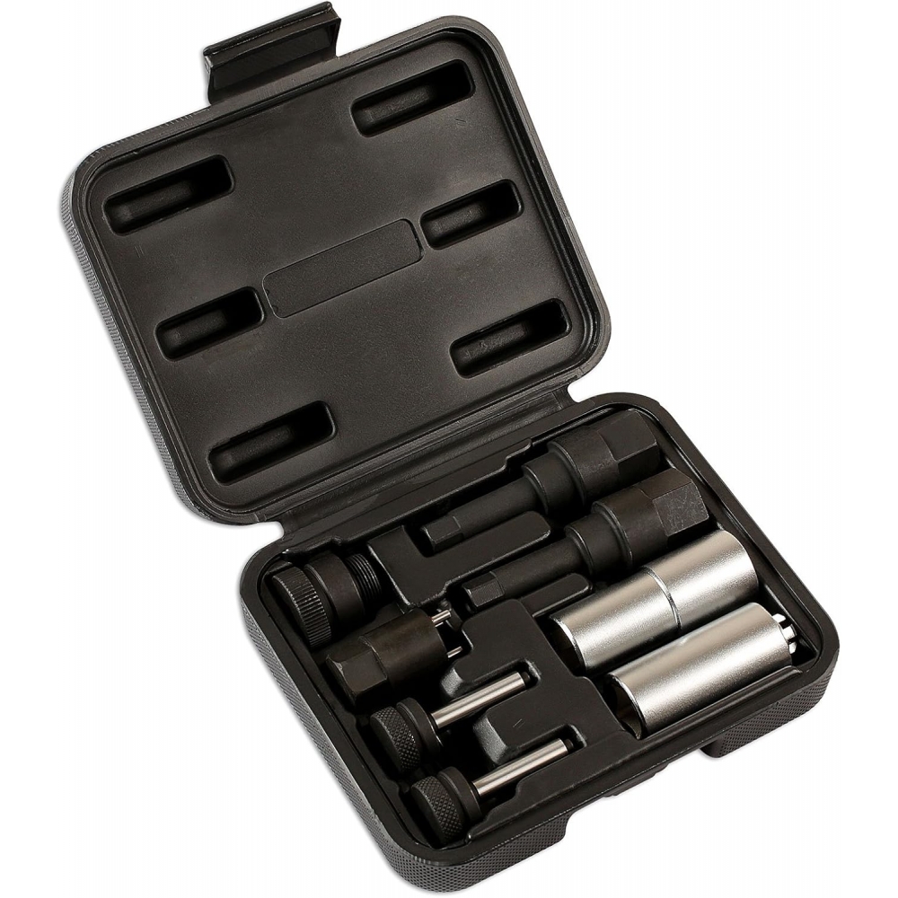 Herramientas fabricadas en acero S45C y cromo vanadio, adecuadas para uso intensivo.