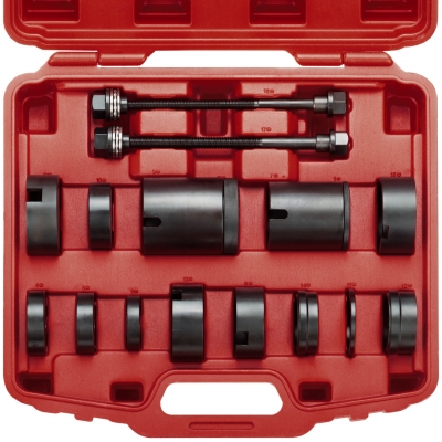 Kit para montaje/desmontaje de casquillos de suspensión trasera - Mercedes y BMW