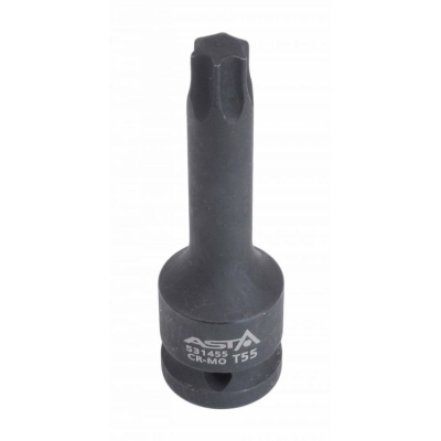 Punta Torx 55 de impacto larga Cr-Mo.