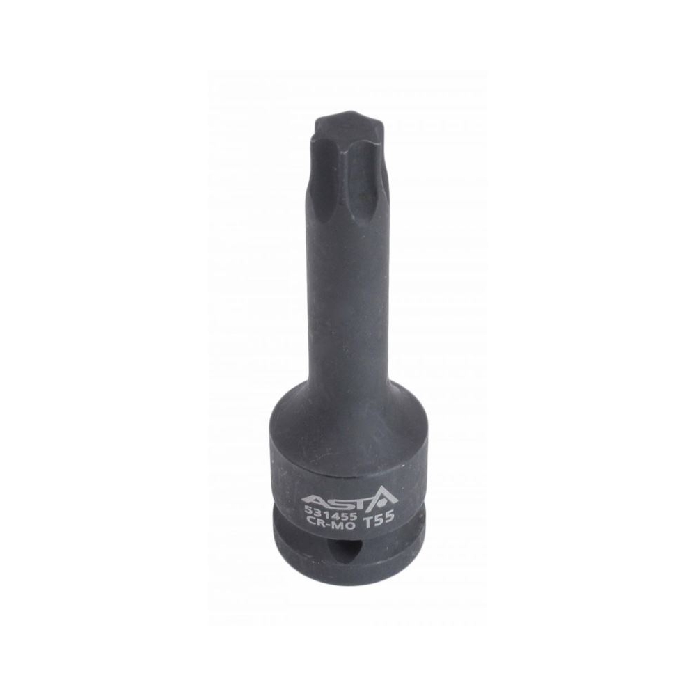 Punta Torx 55 de impacto larga Cr-Mo.