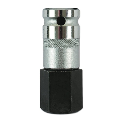 Punta hexagonal 24 mm para brazo oscilante Ducati, vaso 1/2 pulgada, largo 65 mm, acero S2, herramienta profesional Monster.