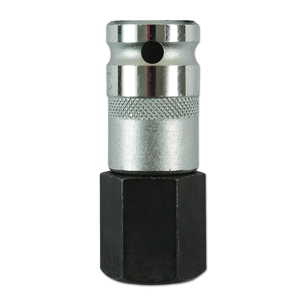 Punta hexagonal 24 mm para brazo oscilante Ducati, vaso 1/2 pulgada, largo 65 mm, acero S2, herramienta profesional Monster.