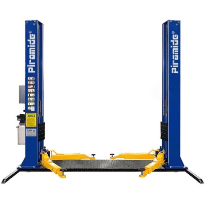 Elevador de coche 2 columnas 4T Pirámide ECL2-1 – Profesional, desbloqueo eléctrico y doble cilindro hidráulico