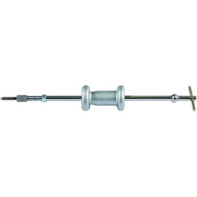 Martillo deslizante de inercia profesional, vista lateral completa, barra en T y peso 2.2 Kg.