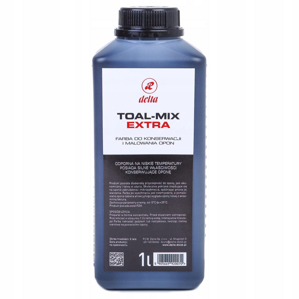 Pintura para neumáticos color negro. 1 litro.