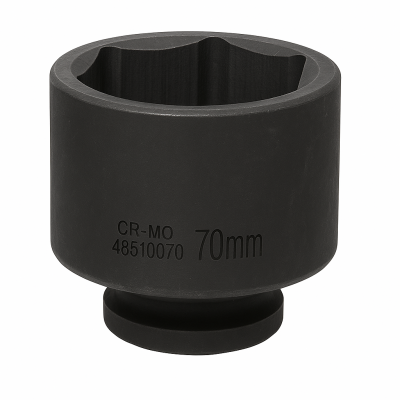 Llave de vaso de impacto de 70 mm 1" | Hexagonal