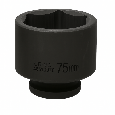Llave de vaso de impacto 75 mm 1"| Hexagonal