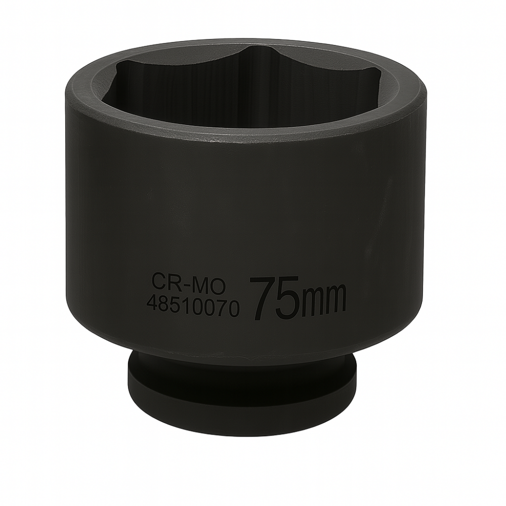 Llave de vaso de impacto 75 mm 1"| Hexagonal