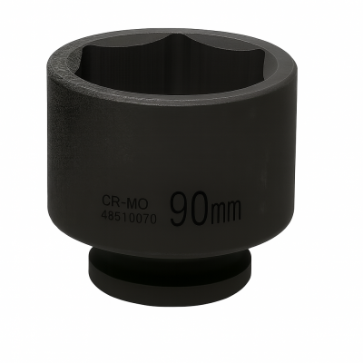 Llave de vaso de impacto 90 mm 1"| Hexagonal