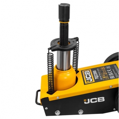 Gato profesional JCB TQ22001 para talleres de camiones y buses, permite alcanzar una gran altura hasta 43 cm.