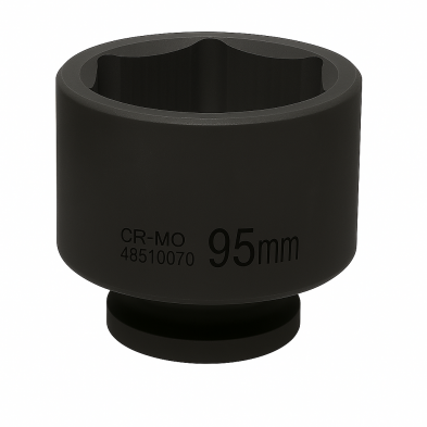 Llave de vaso de impacto 95 mm 1"| Hexagonal