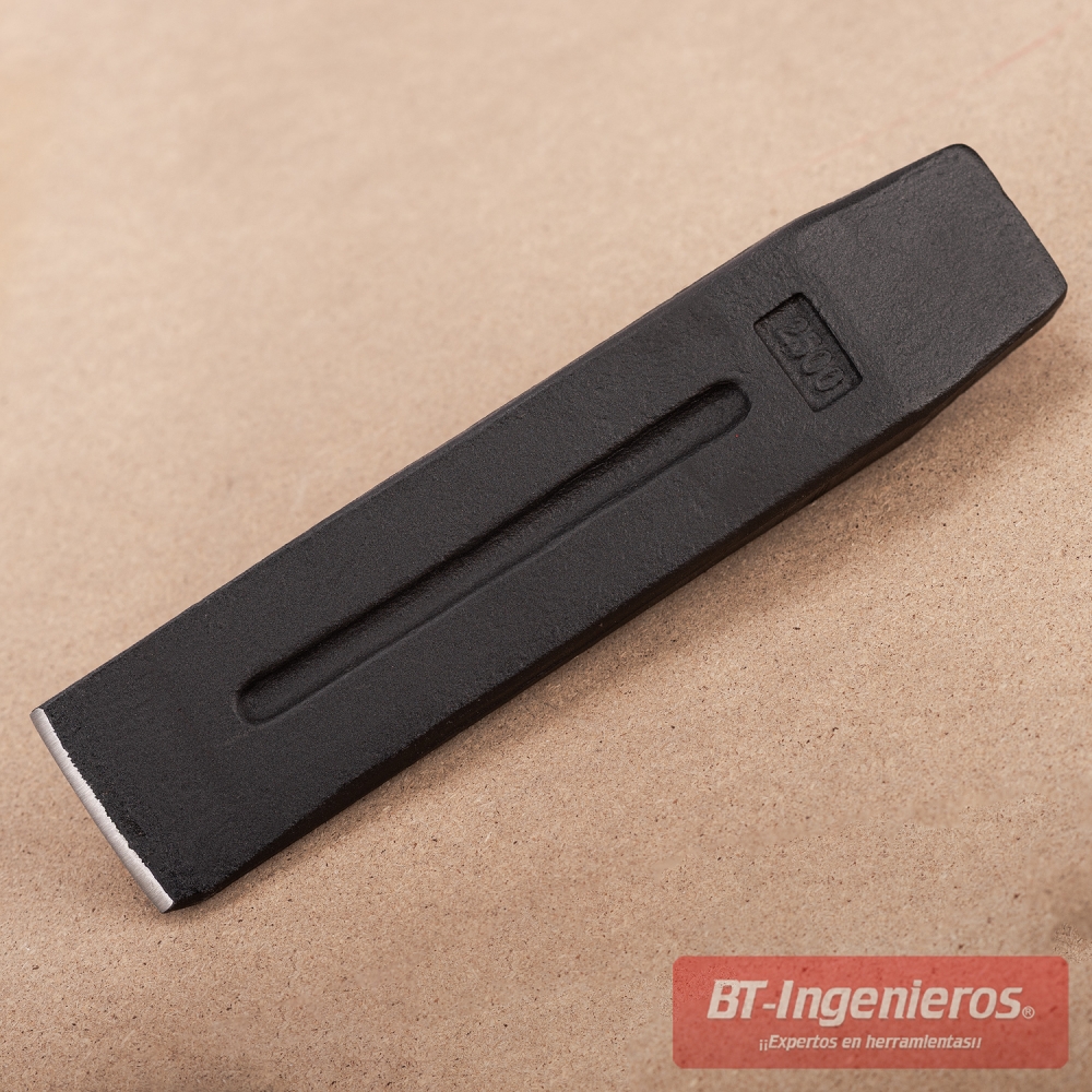 Dimensiones cuña de cincel partir troncos 2,7 kg 230x55x38 mm