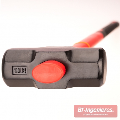 Cabeza de la maza de demolición 10 lb con inscripciones de peso