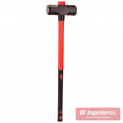 Maza 6,35 kg con mango de fibra 70% – vista frontal completa