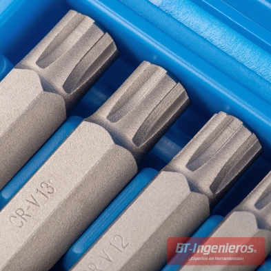 Puntas Ribe M12 y M13 detalle en estuche