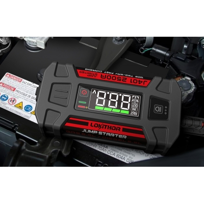 Mini arrancador de emergencia para coche con estación de energia | Alta potencia 2500A 12V