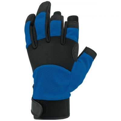 Guantes semi-cortados para mecánico, talla L.