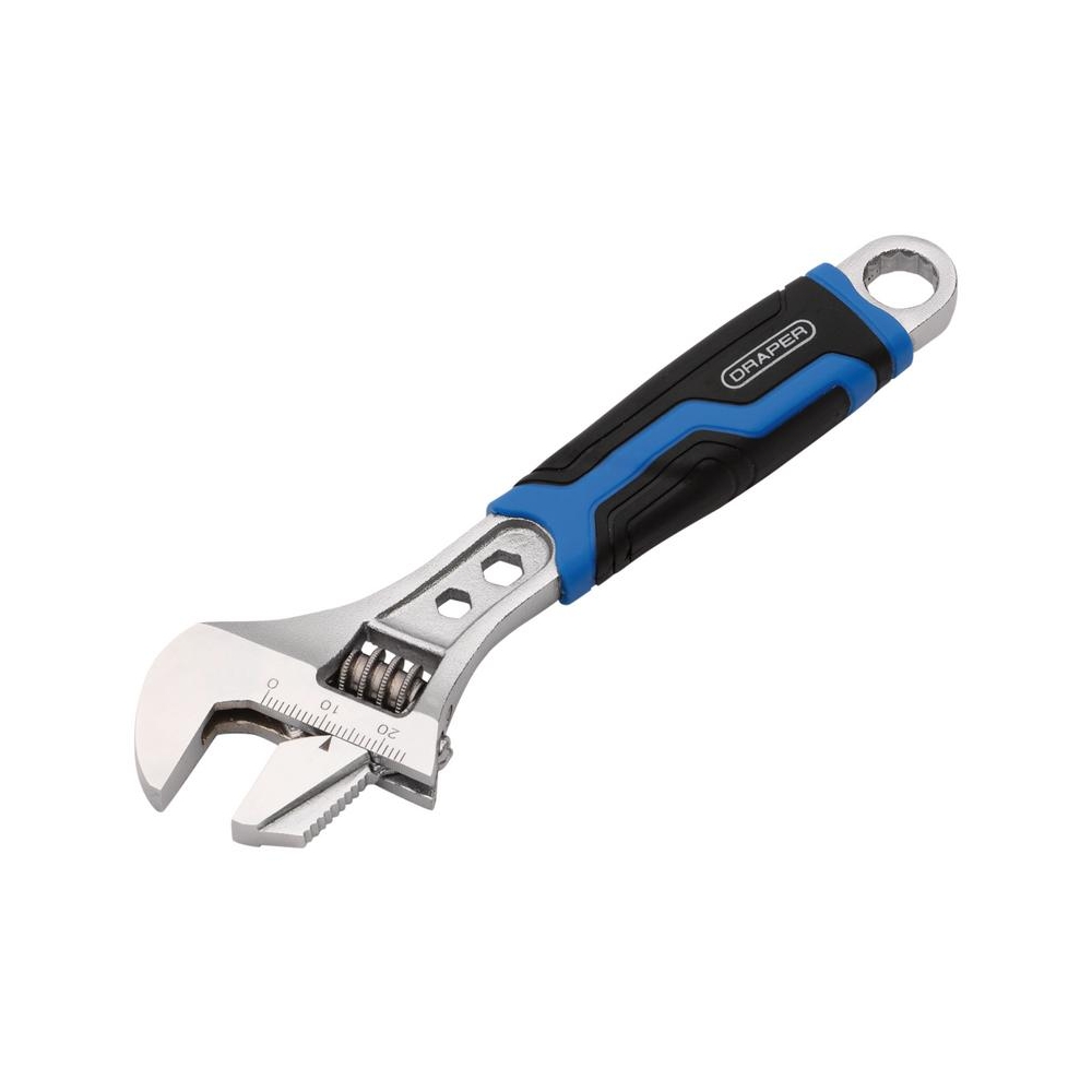 Llave ajustable reversible Draper de 160 mm con apertura 24 mm
