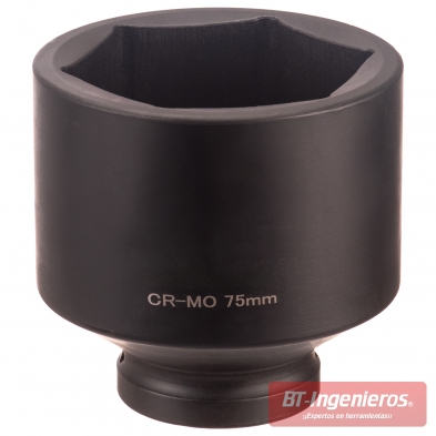Llave de vaso de gran tamaño en posición recta