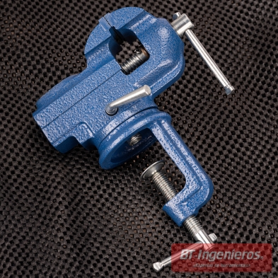 Mordaza de mesa 50 mm con base giratoria 360º | Portátil