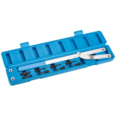 Maletín con llave sujeta poleas universal y pasadores intercambiables