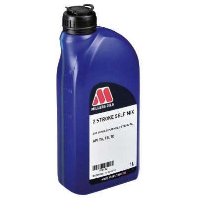Aceite Millers Oils 2 tiempos automezcla de 1 litro API TA–TC