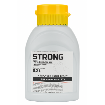 Pasta lavamanos STRONG 0,2 L semilíquida con microgránulos | Limpiador profesional sin arena, pH neutro