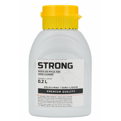 Pasta lavamanos STRONG 0,2 L semilíquida con microgránulos | Limpiador profesional sin arena, pH neutro