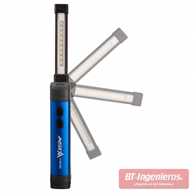 Luz COB 400 lúmenes con haz regulable para taller y automoción