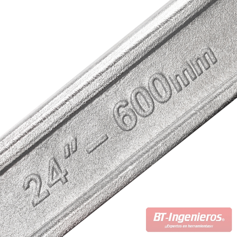 Llave inglesa ajustable 24 pulgadas en acero forjado con apertura de 58 mm