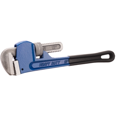 Llave Stillson profesional de 12 pulgadas con cuerpo forjado y mango antideslizante